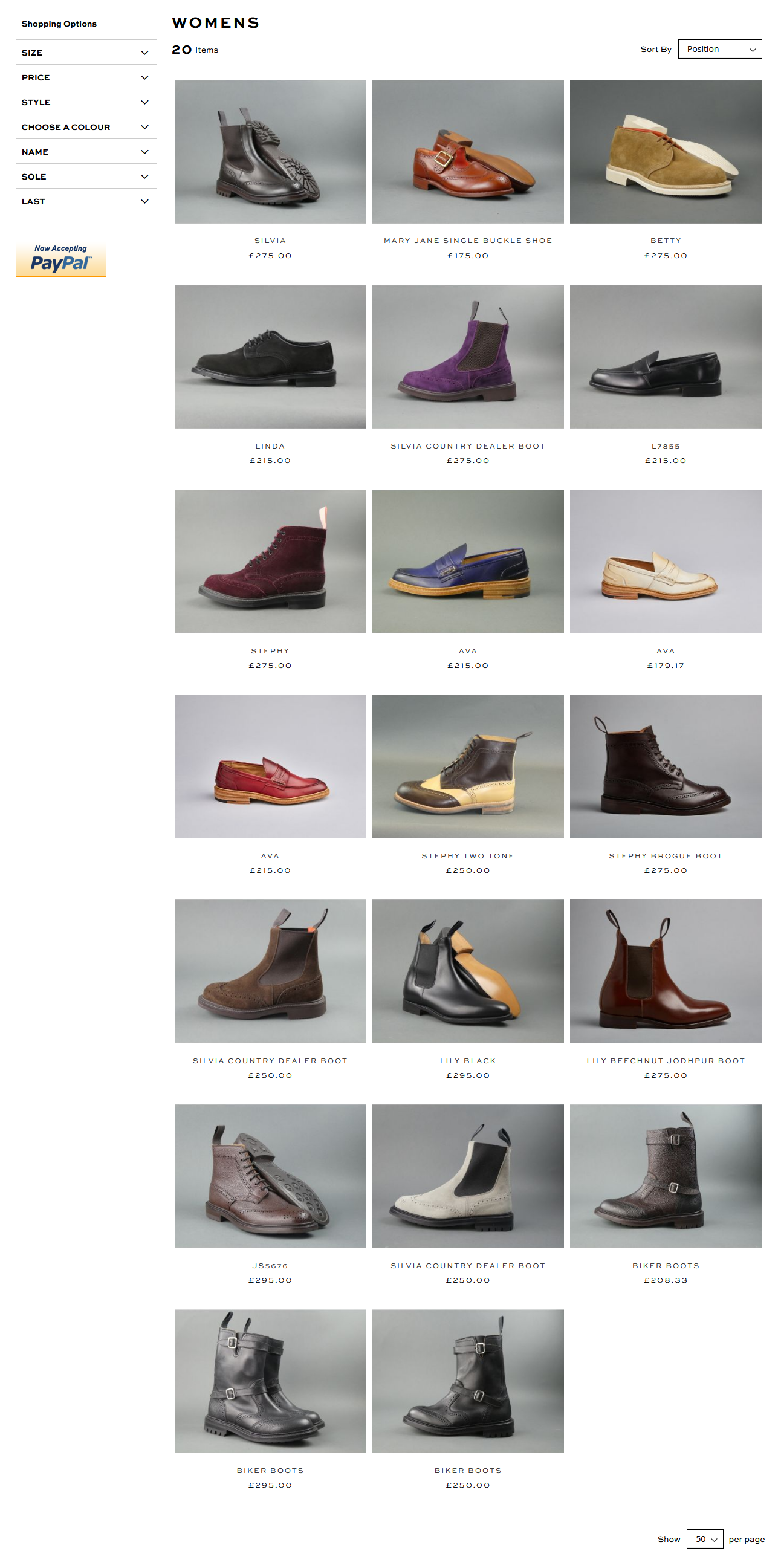 trickers outlet